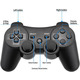 Бездротовий ігровий контролер Diswoe для PlayStation 3 та ПК — Bluetooth Геймпад, Double Shock, 6-осьовий гіроскоп, Чорний