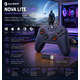 Бездротовий геймпад GameSir Nova Lite Space Purple джойстик з датчиками Холла Bluetooth 2.4G для ПК Android iOS Switch Steam Deck
