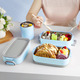 Ланч-бокс Bento Box 3-ярусний, 3 шари, внутрішній стакан з нержавіючої сталі