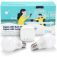 Комплект розумних ламп Linkind Zigbee E27 LED 9 Вт, 2 лампочки та мостовий концентратор, включаючи керування через додаток. Колірн