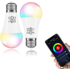Розумна LED-лампа з WiFi та Bluetooth 9W, 16 млн кольорів, керування через застосунок і голосові асистенти