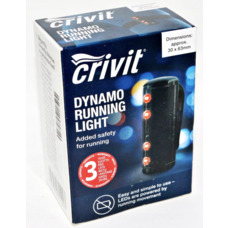 Ліхтар для бігу CRIVIT DYNAMO 30x60 мм