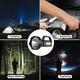 Акумуляторний ліхтар водонепроникний 3W LED+COB з функцією Power Bank