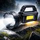Акумуляторний ліхтар водонепроникний 3W LED+COB з функцією Power Bank