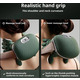Акумуляторний Електричний масажер для шиї та плечей Shoulders & Neck Massager з підігрівом, зелений