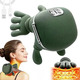 Акумуляторний Електричний масажер для шиї та плечей Shoulders & Neck Massager з підігрівом, зелений