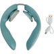 Імпульсний масажер для шиї Smart Neck Massager K05 Blue з підігрівом — бездротовий мікрострумовий масажер, 4 режими