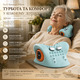 Масажер для шиї Neck Massager Pillow: бездротова масажна подушка з підігрівом, 3 режими, 6 рівнів інтенсивності