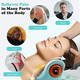 Масажер для шиї Neck Massager Pillow: бездротова масажна подушка з підігрівом, 3 режими, 6 рівнів інтенсивності