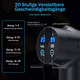 Масажний пістолет Aerlang Muscle Gun Black — Професійний перкусійний масажер, 20 швидкостей, LCD-екран, 6 насадок + кейс
