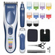 Бездротовий набір для стрижки волосся Wahl Colour Pro 3-в-1 - акумуляторна машинка для стрижки волосся з кольоровими гребінцями