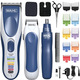 Бездротовий набір для стрижки волосся Wahl Colour Pro 3-в-1 - акумуляторна машинка для стрижки волосся з кольоровими гребінцями