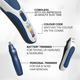 Бездротовий набір для стрижки волосся Wahl Colour Pro 3-в-1 - акумуляторна машинка для стрижки волосся з кольоровими гребінцями