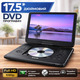 Портативний DVD-плеєр BOIFUN BFN-161 17.5" (екран 15.6"): поворотний HD дисплей, акумулятор 5000 мАг, USB, SD, Anti-Shock