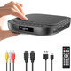 Міні-DVD-плеєр Desobry HDMI 1080P HD: Компактний мультизонний програвач для Smart TV, USB, TF, AV, Чорний