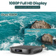 Міні-DVD-плеєр Desobry HDMI 1080P HD: Компактний мультизонний програвач для Smart TV, USB, TF, AV, Чорний
