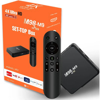 ТВ-приставка M98 M9 с Android 14, 8K, 16GB ПЗУ, 2GB ОЗУ, Четырехъядерный процессор