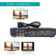 DVD-програвач KCR для телевізора, DVD/CD/MP3/AVI з USB-портом, виходом HDMI та AV (кабель HDMI та AV у комплекті), пульт