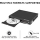 DVD-програвач KCR для телевізора, DVD/CD/MP3/AVI з USB-портом, виходом HDMI та AV (кабель HDMI та AV у комплекті), пульт
