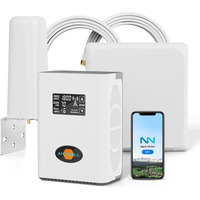 Підсилювач сигналу Anycall 5G/4G/LTE/GSM (B1/B3/B7/B20) з антеною 360° та AGC: ретранслятор для дому та офісу, до 418 м² Б/У