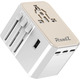 Travel Adapter Дорожній адаптер RoadZ Worldwide універсальна дорожня вилка з 2 USB, 3 USB C та 1 розеткою змінного струму