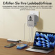 Travel Adapter Дорожній адаптер RoadZ Worldwide універсальна дорожня вилка з 2 USB, 3 USB C та 1 розеткою змінного струму