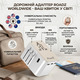 Travel Adapter Дорожній адаптер RoadZ Worldwide універсальна дорожня вилка з 2 USB, 3 USB C та 1 розеткою змінного струму