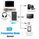 Бездротовий Bluetooth 5.0 передавач-приймач аудіоадаптер 2 в 1 A2DP 3,5 мм роз'єм MX адаптер для ПК телевізора телефон автомобіля