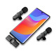 Мікрофон петличний бездротовий K9 для смартфона 2 мікрофони для IPhone (IOS)