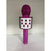 Б/В Караоке мікрофон Wster WS 858 Рожевий