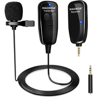 Професійний бездротовий петличний мікрофон для телефона Xiaokoa UHF Lavalier Microphone N81-UNF