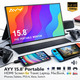 Портативний монітор AYY 15.8" FHD 1080P IPS HDR: Другий екран для MacBook, Ноутбука, PS5, Xbox, Switch + Чохол-підставка