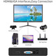Монітор для ПК Prechen, 19-дюймовий монітор 1440 x 900 з інтерфейсом HDMI та VGA, 60 Гц, яскравість 250 кд/м², 5 мс, ігровий моніт