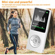 Портативний MP3-плеєр з Bluetooth Leguvu S05W-8GB білий плеєр з FM-радіо та екраном 1.8" (музичний плеєр під мікро SD)