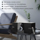 Музичний центр Hi-Fi мікросистема LONPOO LP-886: CD-плеєр, Bluetooth, USB, FM-радіо, 30 Вт, DSP, Пульт ДК, Black