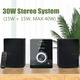 Музичний центр Hi-Fi мікросистема LONPOO LP-886: CD-плеєр, Bluetooth, USB, FM-радіо, 30 Вт, DSP, Пульт ДК, Black