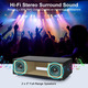 Стерео мікросистема Hi-Fi YOWELL 60Вт — Bluetooth 5.3, CD/DVD програвач, FM-радіо, USB/AUX, RCA для ТВ, домашня аудіосистема 2.0
