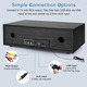 Стерео мікросистема Hi-Fi YOWELL 60Вт — Bluetooth 5.3, CD/DVD програвач, FM-радіо, USB/AUX, RCA для ТВ, домашня аудіосистема 2.0
