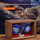 Скринька для автопідзаводу годинників / Віндер / Watch Winder / Ротомат Newaner 2 слоти, дерев’яний корпус, тихий мотор, LED