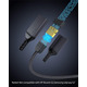 Адаптер Maxonar USB C на DisplayPort 8K@60Hz DP1.4 4K@60Hz/144Hz/120Hz 5K@60Hz 2K@240Hz Адаптер Thunderbolt 3 на DisplayPort HBR3