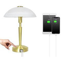 СТОК LALISU Настільна лампа з сенсорним димером з матової латуні