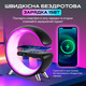 Смарт лампа-нічник з бездротовою зарядкою і Bluetooth-колонкою