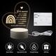 Акриловий LED нічник «Планер» USB, декоративна настільна лампа, подарунок друзям, на День народження та День Святого Валентина