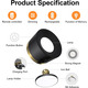 Настінні LED бра Speclux 2 шт, акумуляторні, RGB + 3 режими світла, пульт ДК, сенсор, 360°, магнітне кріплення