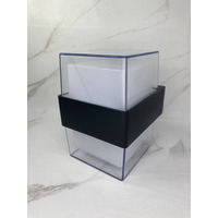 Б/в Фасадний настінний світильник 12 W S BLACK 3000 K 105x95x135 220V IP65