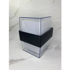 Б/в Фасадний настінний світильник 12 W S BLACK 3000 K 105x95x135 220V IP65