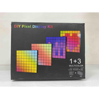 Б/в Набір світлодіодних піксельних дисплеїв diy pixel display kit (комплект 1+3), чорний