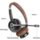 Bluetooth-гарнітура з мікрофоном бездротова з USB-портом та шумопоглинанням, накладні стереонавушники Bluetooth 5.0 для ПК/ноутбук
