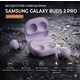 Навушники Samsung Galaxy Buds2 Pro Bluetooth 5.3 з ANC, 24-bit Hi-Fi, 360° звук, авто-підключення, до 18 годин