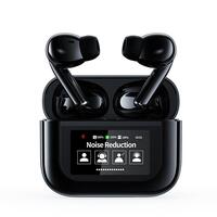 Bluetooth-гарнітура-вкладиші Бездротові навушники з РК-дисплеєм та сенсорним екраном Tws Bluetooth, навушники Hi-Fi Anc з шумопогл